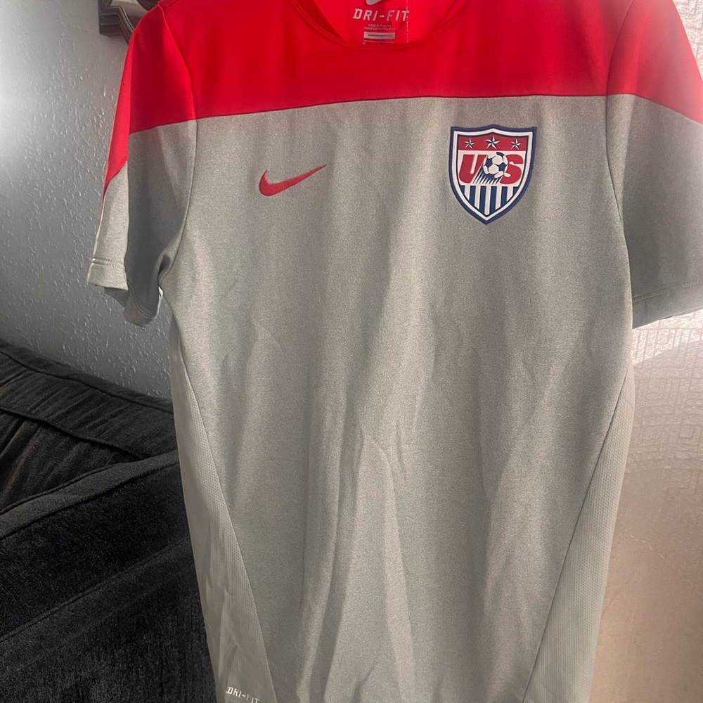 Nike Red Dri-FIT Soccer Jersey